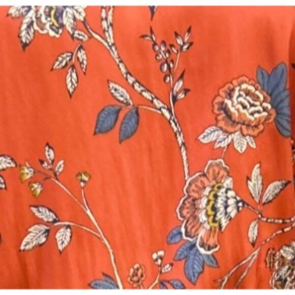 (6 for $25)Maurices Caged Neckline Floral Tank Top size small - Picture 7 of 7